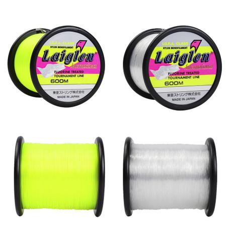 Kit Linha De Pesca 0,37mm Amarela E Branca Laiglon 600m é boa?
