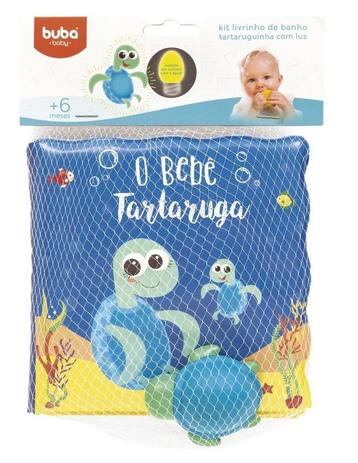 Kit Livrinho de Banho e Tartaruguinha Buba - Buba toys Menor preço em Kit Livrinho de Banho e Tartaruguinha Buba - Buba toys