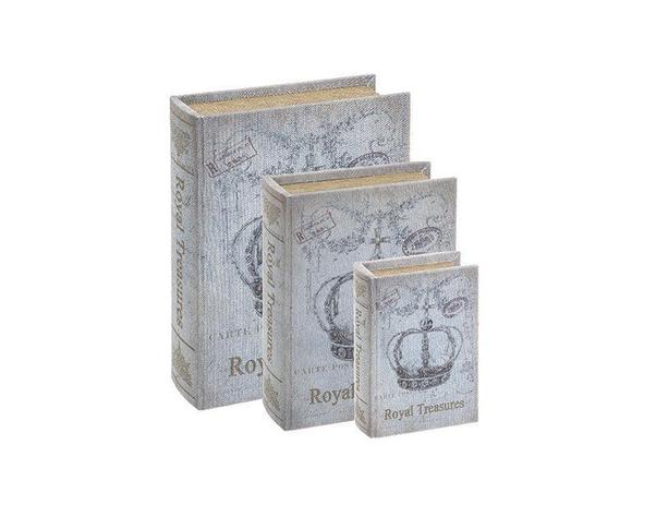 Kit Livro Caixa - 3 Pcs - Mart Menor preço em Kit Livro Caixa - 3 Pcs - Mart