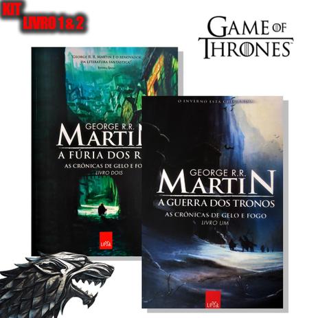 Kit Livros Guerra dos Tronos vol. 1 & 2 Menor preço em Kit Livros Guerra dos Tronos vol. 1 & 2