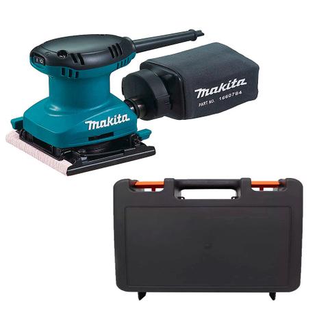 Kit Lixadeira Orbital-BO4557-Makita + Maleta para Ferramentas Menor preço em Kit Lixadeira Orbital-BO4557-Makita + Maleta para Ferramentas