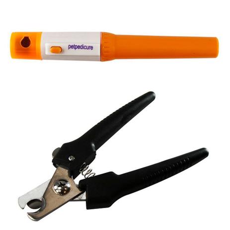 Kit Lixador e Alicate para Unhas para Cães e Gatos Grande - Western Menor preço em Kit Lixador e Alicate para Unhas para Cães e Gatos Grande - Western