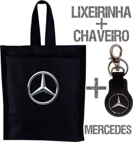 Kit Lixeirinha para carro + Chaveiro Mercedes - Garagem12 Artes Menor preço em Kit Lixeirinha para carro + Chaveiro Mercedes - Garagem12 Artes