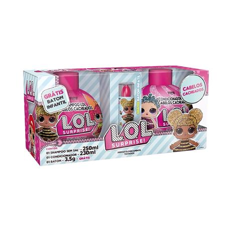 Kit lol cacheados - shampoo 250ml + cond 230ml + batom - View cosmeticos é boa?