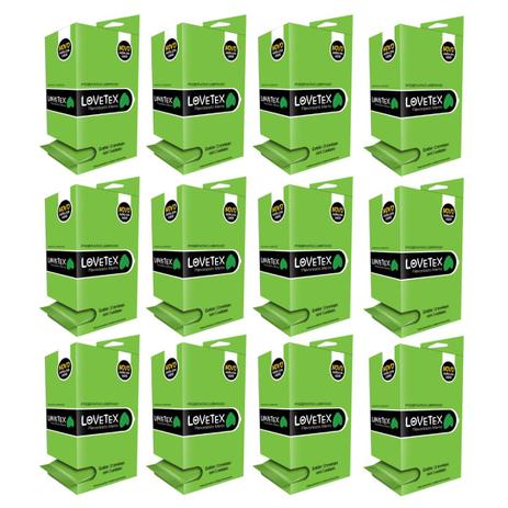 Kit Lovetex Preservativo Lubrificado Menta Display - 12uni. Menor preço em Kit Lovetex Preservativo Lubrificado Menta Display - 12uni.