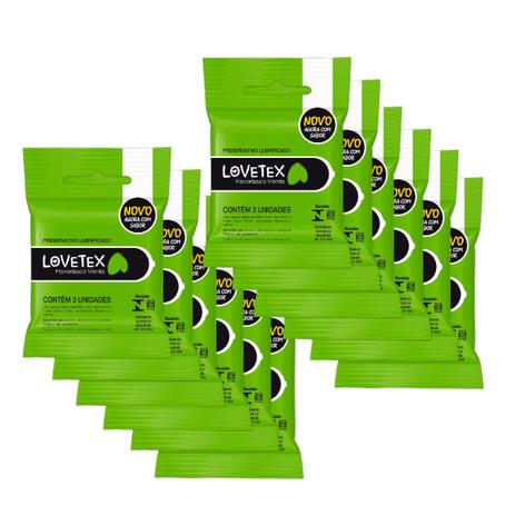 Kit Lovetex Preservativo Lubrificado Sabor Menta - 12 unid. Menor preço em Kit Lovetex Preservativo Lubrificado Sabor Menta - 12 unid.