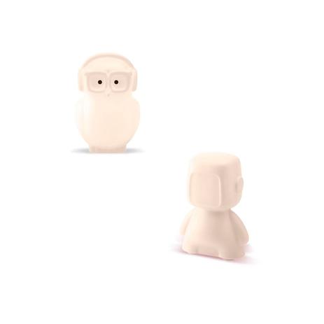 Kit Luminárias Coruja e Robô Natural Com Fio e Adesivos - Decorfun Menor preço em Kit Luminárias Coruja e Robô Natural Com Fio e Adesivos - Decorfun