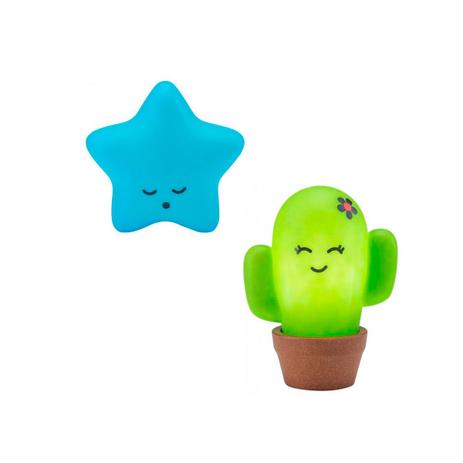 Kit Luminárias Estrela Azul e Cacto Verde Com Fio e Adesivos - Decorfun Menor preço em Kit Luminárias Estrela Azul e Cacto Verde Com Fio e Adesivos - Decorfun