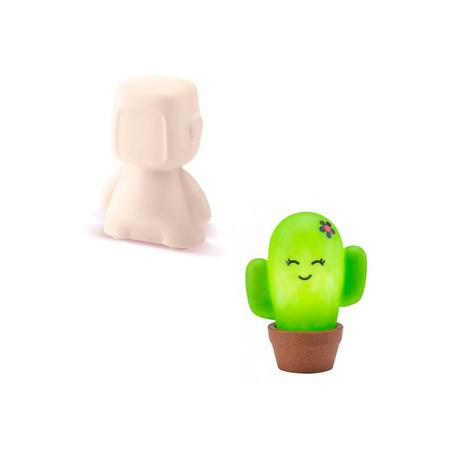 Kit Luminárias Robô Natural e Cacto Verde Com Fio e Adesivos - Decorfun Menor preço em Kit Luminárias Robô Natural e Cacto Verde Com Fio e Adesivos - Decorfun