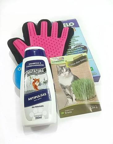 Kit Luva Tira Pelos Shampoo Cond. Matacura Semente de Grama - Napi, matacura e topseed é boa?