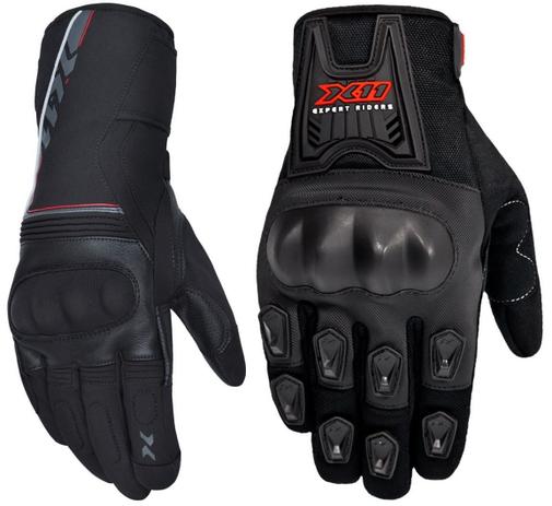 Kit Luva X11 Dry Supertech Impermeavel + Luva X11 Blackout Vermelha Menor preço em Kit Luva X11 Dry Supertech Impermeavel + Luva X11 Blackout Vermelha