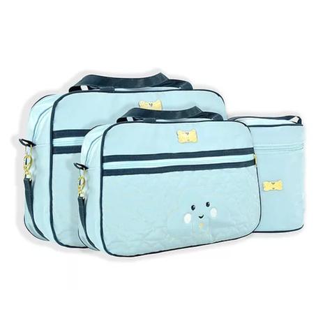 Kit Luxo Maternidade 4 Pçs Bolsas Frasqueira Trocador - Koala Baby Menor preço em Kit Luxo Maternidade 4 Pçs Bolsas Frasqueira Trocador - Koala Baby