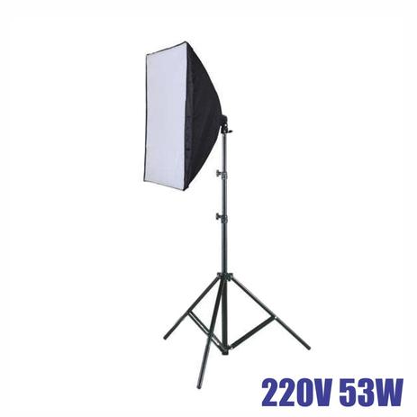 Kit Luz contínua softbox 53w 220V Completo - Equifoto Menor preço em Kit Luz contínua softbox 53w 220V Completo - Equifoto