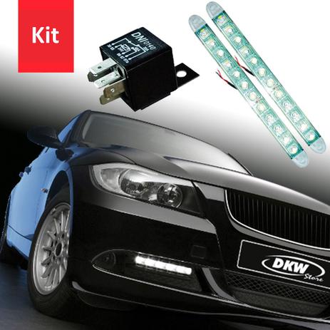 Kit Luz Diurna DRL com Relé Auxiliar DNI 2034 - DNI 0140 Menor preço em Kit Luz Diurna DRL com Relé Auxiliar DNI 2034 - DNI 0140