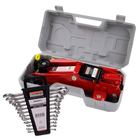 Kit Macaco Jacaré Maleta 2t Jogo Chave Comb. 6-22mm 12 peças - Starfer Menor preço em Kit Macaco Jacaré Maleta 2t Jogo Chave Comb. 6-22mm 12 peças - Starfer