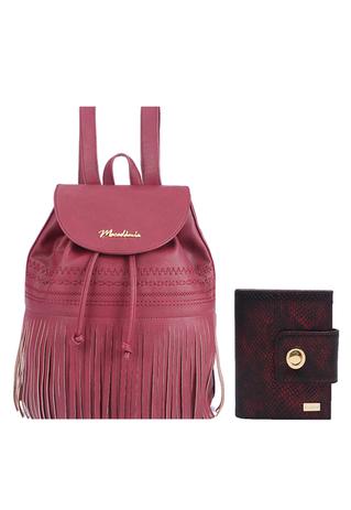 Kit macadamia: bolsa mochila com carteira feminina Menor preço em Kit macadamia: bolsa mochila com carteira feminina