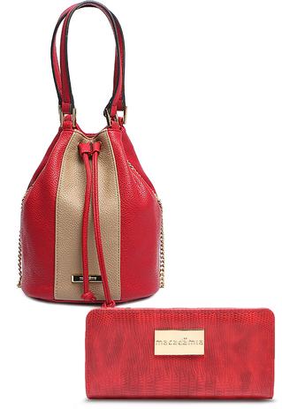Kit macadamia: bolsa saco com carteira feminina Menor preço em Kit macadamia: bolsa saco com carteira feminina