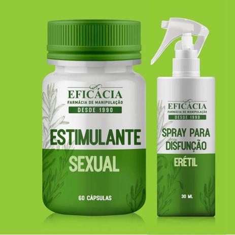 Menor preço em Kit Macho plus - Spray + Cápsulas - Farmácia eficácia