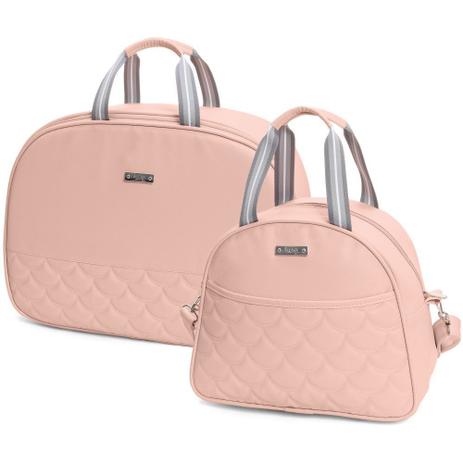 Kit Mala Maternidade com Bolsa M Maresia Rosa - Hug Baby Menor preço em Kit Mala Maternidade com Bolsa M Maresia Rosa - Hug Baby