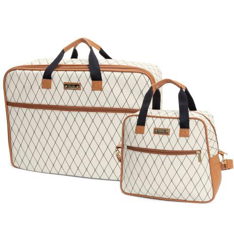 Kit Mala Maternidade com Bolsa M Nancy Bege - Hug Baby Menor preço em Kit Mala Maternidade com Bolsa M Nancy Bege - Hug Baby