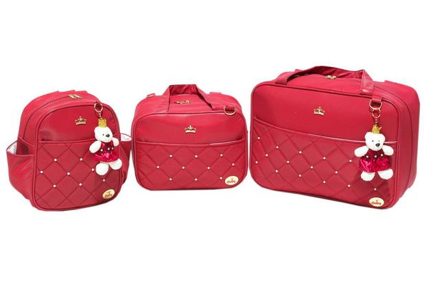 Kit Malas De Maternidade Com Mochila De Bebe New 3 peças - Gaby mundo infantil Menor preço em Kit Malas De Maternidade Com Mochila De Bebe New 3 peças - Gaby mundo infantil