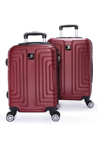 Kit Malas De Viagem PP/P Bordo Resistentes ABS Vermelha - GRAND BAZAR Menor preço em Kit Malas De Viagem PP/P Bordo Resistentes ABS Vermelha - GRAND BAZAR