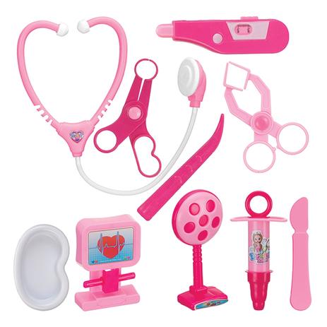 Kit Maleta com Acessórios Médicos Brinquedo Infantil Rosa - Art Brink Menor preço em Kit Maleta com Acessórios Médicos Brinquedo Infantil Rosa - Art Brink