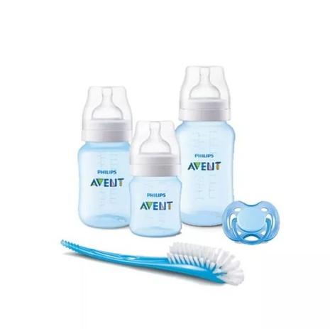 Kit Mamadeira Avent Classic+ Com 5 Peças Azul - Philips avent Menor preço em Kit Mamadeira Avent Classic+ Com 5 Peças Azul - Philips avent