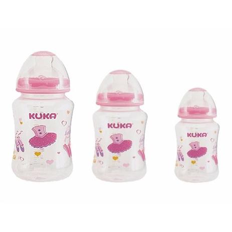 Kit Mamadeira Big Natural Bico Ortodôntico Rosa - Kuka Menor preço em Kit Mamadeira Big Natural Bico Ortodôntico Rosa - Kuka