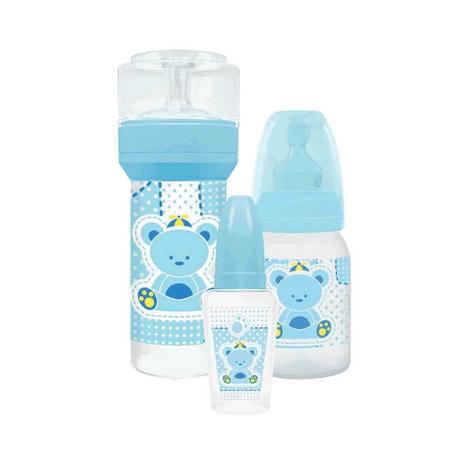 Kit Mamadeira Lillo 50/120/260ml Primeiros Passos Azul Menor preço em Kit Mamadeira Lillo 50/120/260ml Primeiros Passos Azul