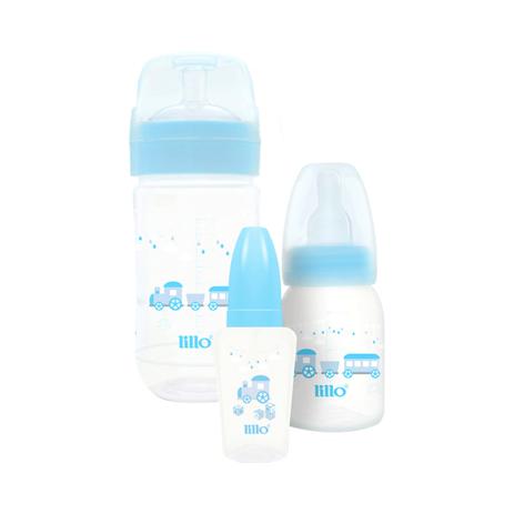 Kit mamadeira lillo evolution - azul Menor preço em Kit mamadeira lillo evolution - azul