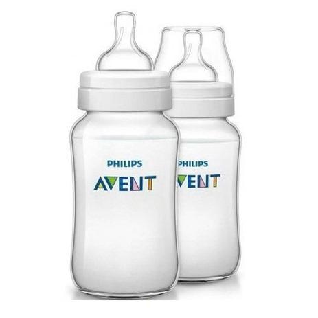 Kit Mamadeiras Classic 330ML 2 Peças 3M+ Philips AVENT SCF566/27 Menor preço em Kit Mamadeiras Classic 330ML 2 Peças 3M+ Philips AVENT SCF566/27