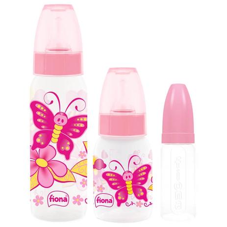 Kit Mamadeiras Fases - Fiona Menor preço em Kit Mamadeiras Fases - Fiona