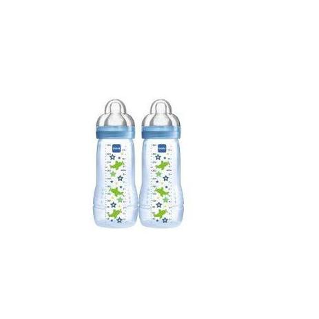 Kit Mamadeiras Fashion Bottle 2 Peças (4M+) 330ML BOYS MAM 4843 Menor preço em Kit Mamadeiras Fashion Bottle 2 Peças (4M+) 330ML BOYS MAM 4843