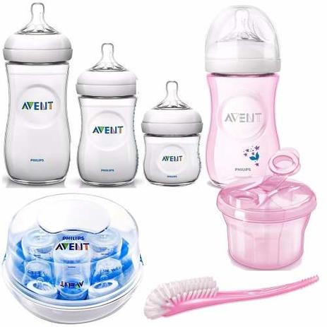 Kit Mamadeiras Philips AVENT Petala 7 Pecas Menina Menor preço em Kit Mamadeiras Philips AVENT Petala 7 Pecas Menina