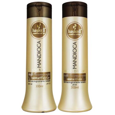 Kit Mandioca Shampoo Condicionador 300ml - Haskell Menor preço em Kit Mandioca Shampoo Condicionador 300ml - Haskell