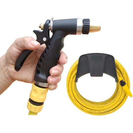 Kit Mangueira de Jardim 30 Metros Flexível E Esguicho Pistola Com Suporte - Inovanni-kit é boa?