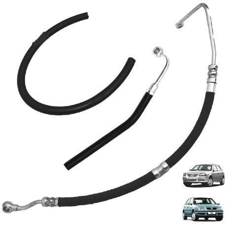 Kit Mangueira Direção Hidraulica Gol Parati Saveiro G3 G4 2000 até 2013 Motor 1.6 1.8 2.0 - Vogmar Menor preço em Kit Mangueira Direção Hidraulica Gol Parati Saveiro G3 G4 2000 até 2013 Motor 1.6 1.8 2.0 - Vogmar