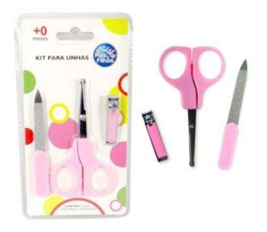 Kit Manicure Baby Bebe Menino Menina Tesoura Cortador Lixa Anjo Da Mamae Kit Manicure Magazine Luiza