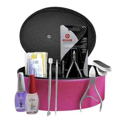 Kit Manicure Uso Pessoal Rosa Alicate Profissional 722 - LOLITA ESMALTERIA Menor preço em Kit Manicure Uso Pessoal Rosa Alicate Profissional 722 - LOLITA ESMALTERIA