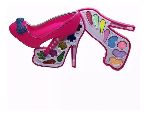 Kit Maquiagem Unicornio Infantil Rosa Pink Formato De Sapato - Beauty set -  Maquiagem infantil - Magazine Luiza