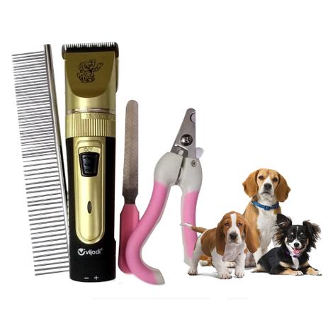 Kit Maquina De Tosa Profissional Portátil Pet Sem Fio - Vijodi é boa?