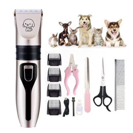 Kit Maquina Tosa para Cães e Gatos Profissional Aparadora Alicate Tesoura Pente Cachorro Gatos Pet Kit Cortar Pelos Cach - CONNECTCELL Menor preço em Kit Maquina Tosa para Cães e Gatos Profissional Aparadora Alicate Tesoura Pente Cachorro Gatos Pet Kit Cortar Pelos Cach - CONNECTCELL