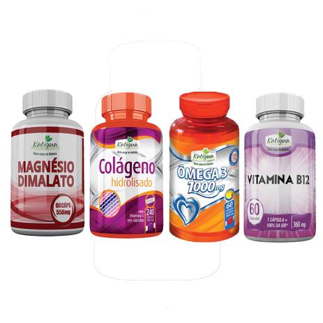 Kit Maravilha De Quarteto - Com Vitamina B12 - Katiguá Menor preço em Kit Maravilha De Quarteto - Com Vitamina B12 - Katiguá