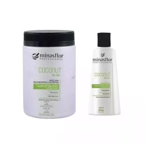 Kit Máscara Coconut 1kg e Shampoo Coconut 300ml Menor preço em Kit Máscara Coconut 1kg e Shampoo Coconut 300ml