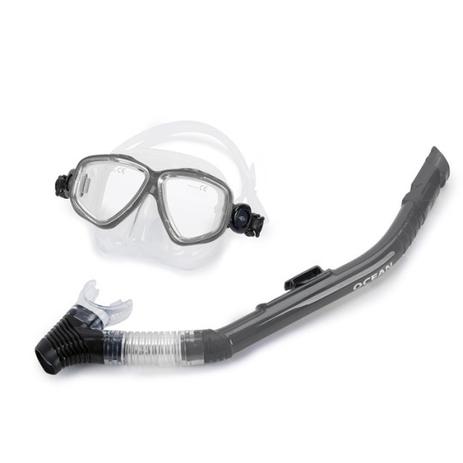 KIT Máscara e Snorkel Mormaii Ocean Titânio Menor preço em KIT Máscara e Snorkel Mormaii Ocean Titânio