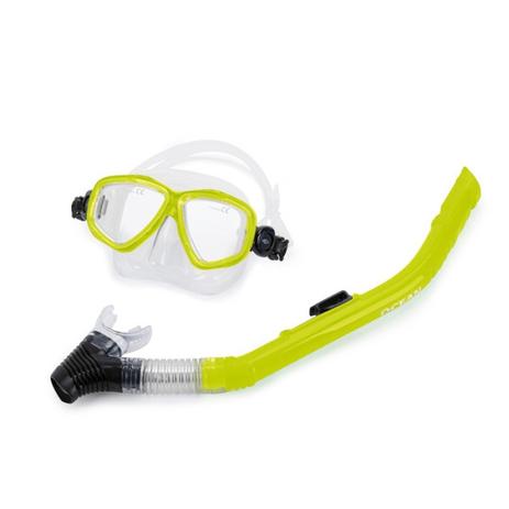 KIT Máscara e Snorkel Mormaii Ocean Verde Limão Menor preço em KIT Máscara e Snorkel Mormaii Ocean Verde Limão