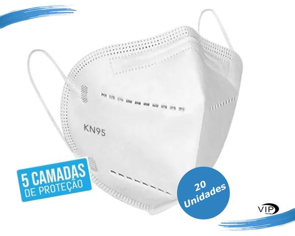 Kit Mascara Kn95 N95 Branca Proteção Alta Qualidade 20 Unidades - VIP Menor preço em Kit Mascara Kn95 N95 Branca Proteção Alta Qualidade 20 Unidades - VIP
