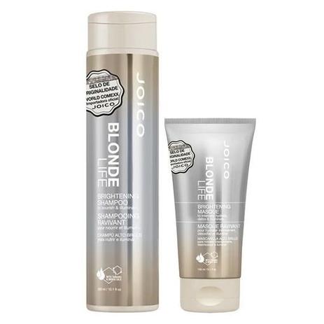 Kit Máscara + Shampoo Blonde Life Brightening Joico Menor preço em Kit Máscara + Shampoo Blonde Life Brightening Joico