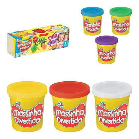 Kit Massa De Modelar Massinha Divertida 255 Gramas Art Brink ZF3474 Menor preço em Kit Massa De Modelar Massinha Divertida 255 Gramas Art Brink ZF3474